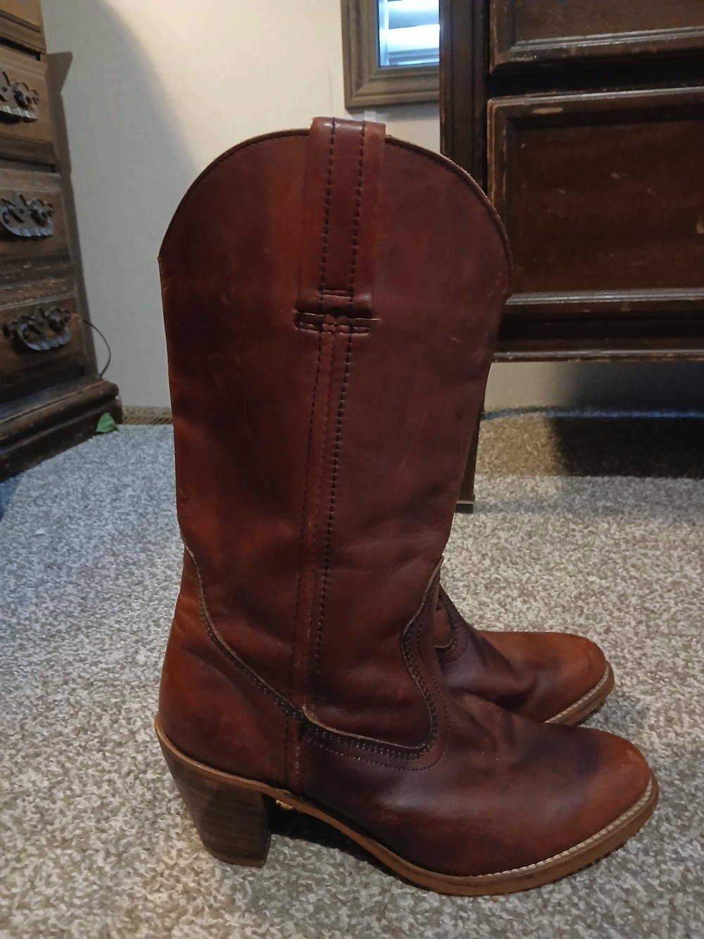 Dexter Women's Brown Leather Boots Size 8M